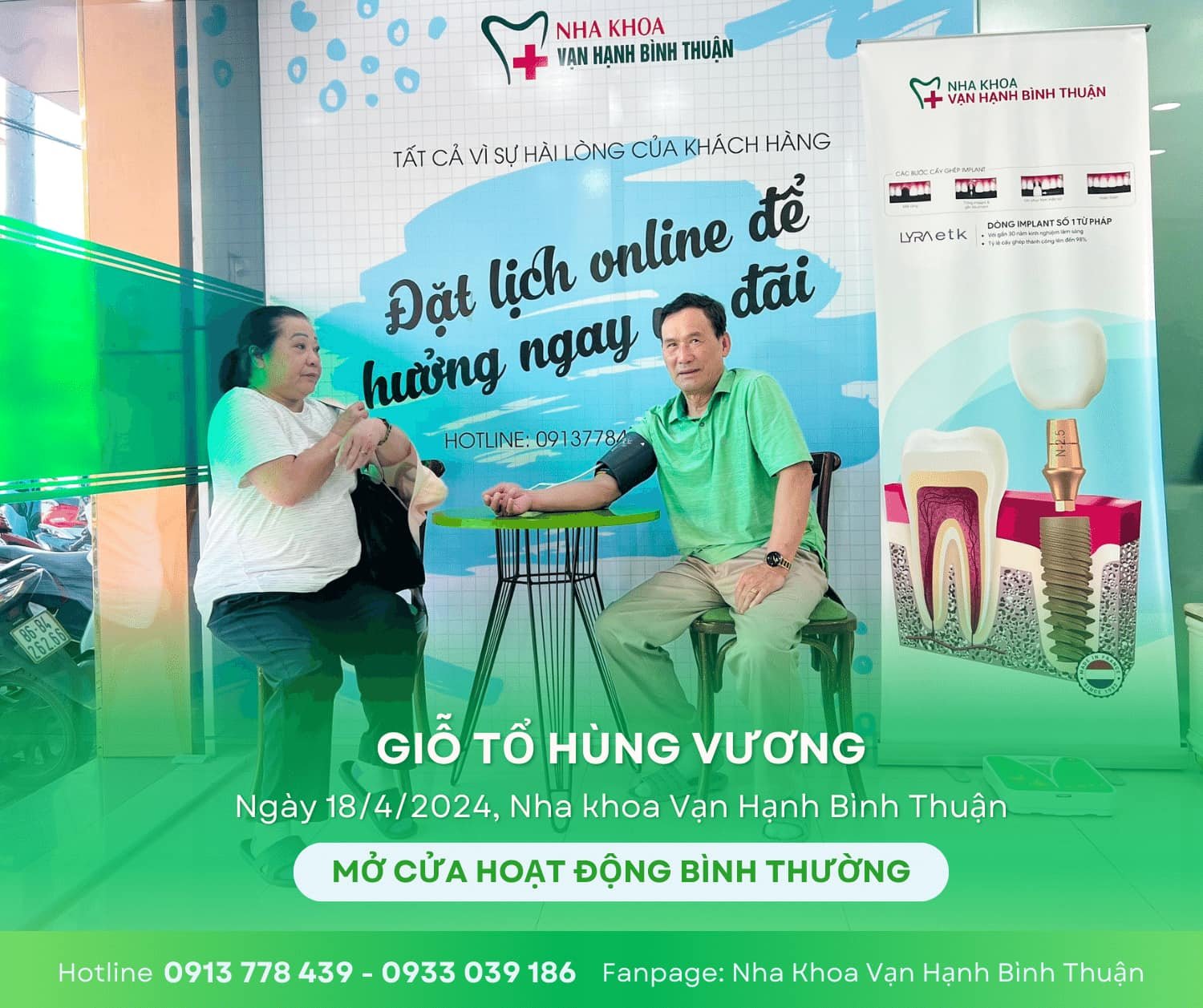 Nha khoa vạn hạnh Bình Thuận Chào mừng ngày Giỗ Tổ Hùng Vương