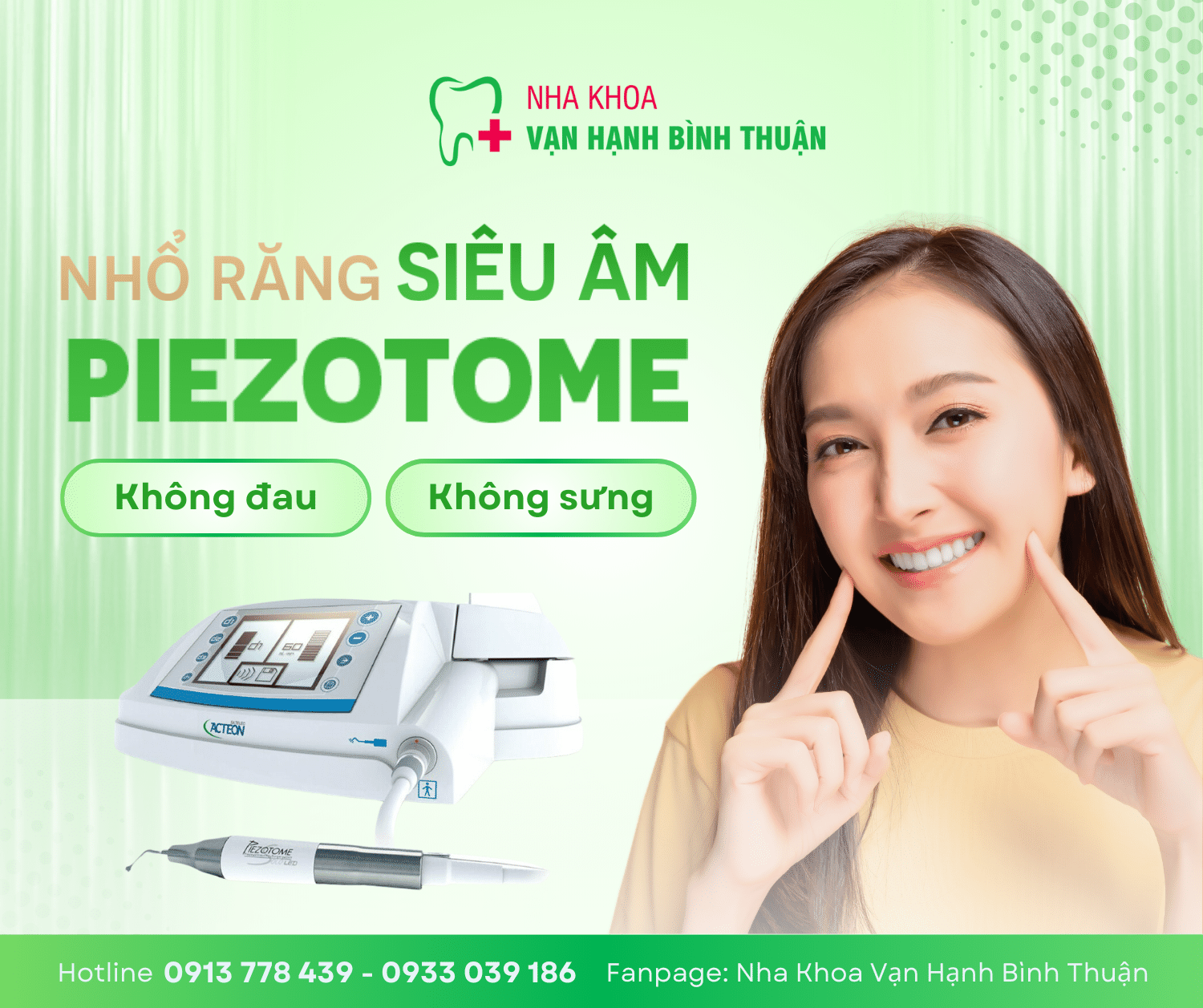 Nhổ răng siêu âm Piezotome 