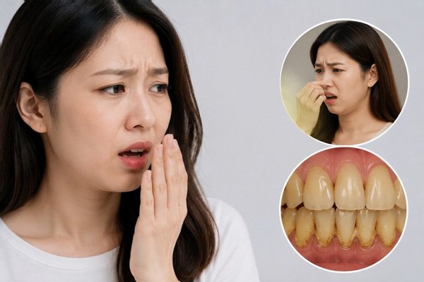 Hơi thở có mùi khó chịu